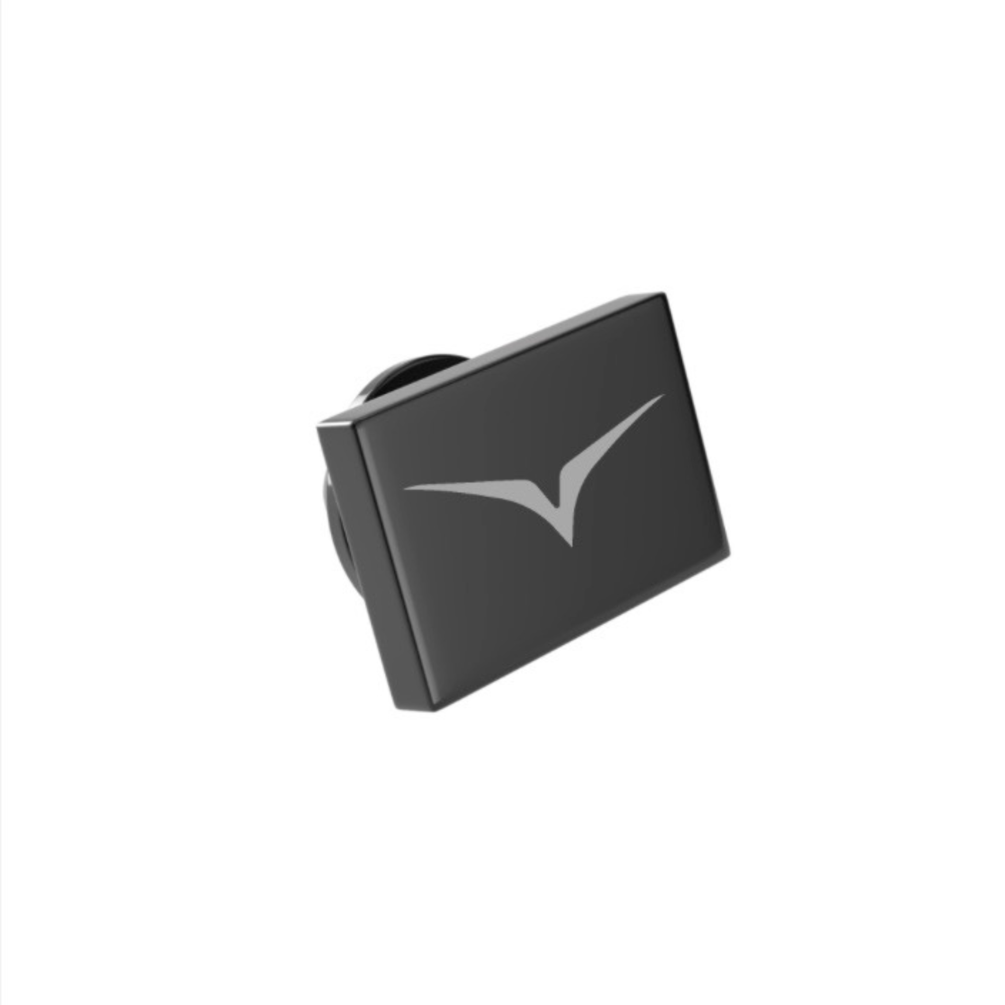 Custom Logo Engraved Rectangle Lapel Pin