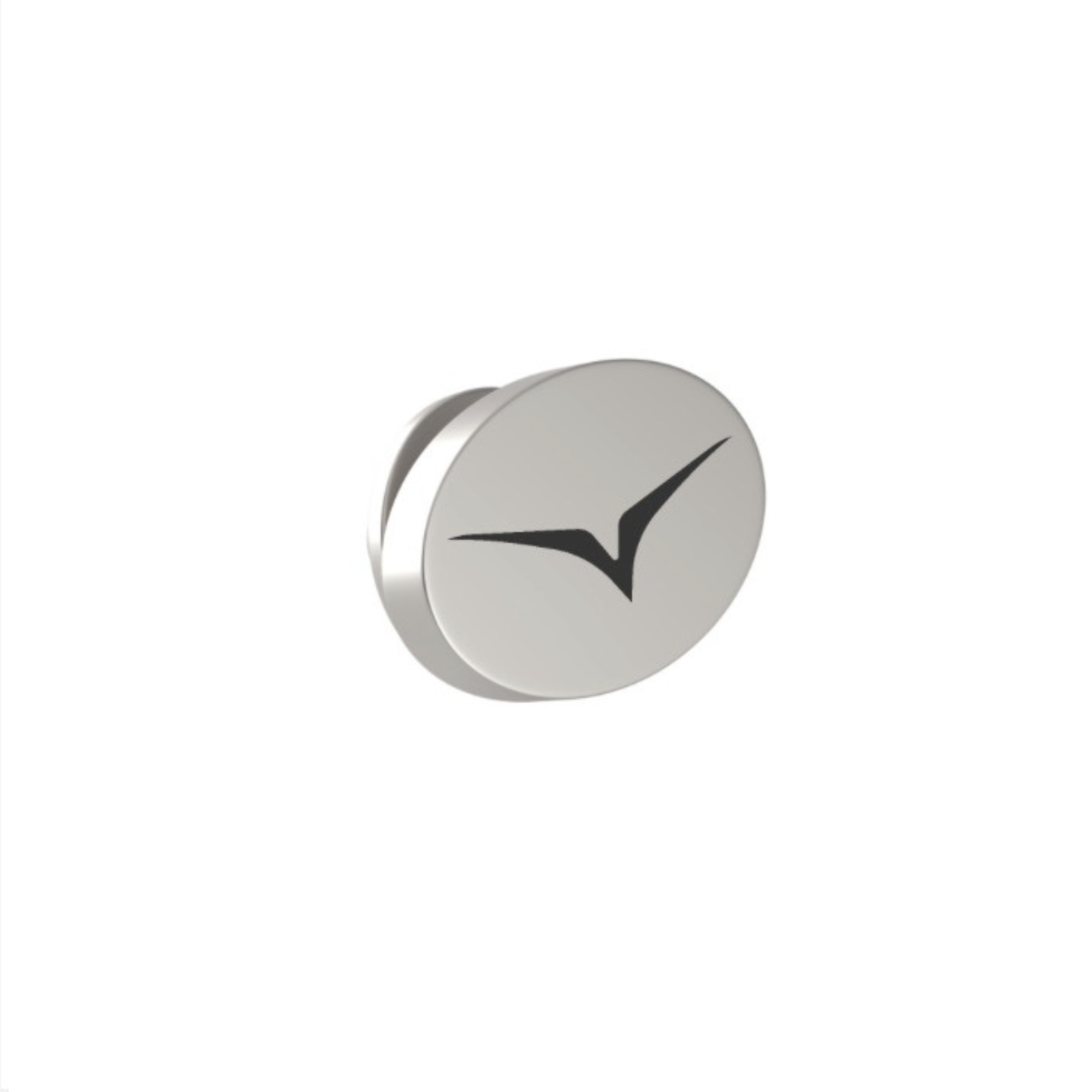 Custom Logo Engraved Oval Lapel Pin