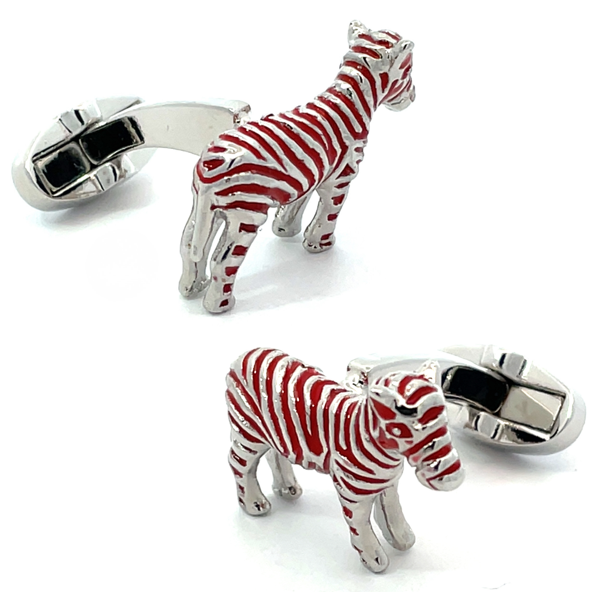 Red Zebra Cuffllinks