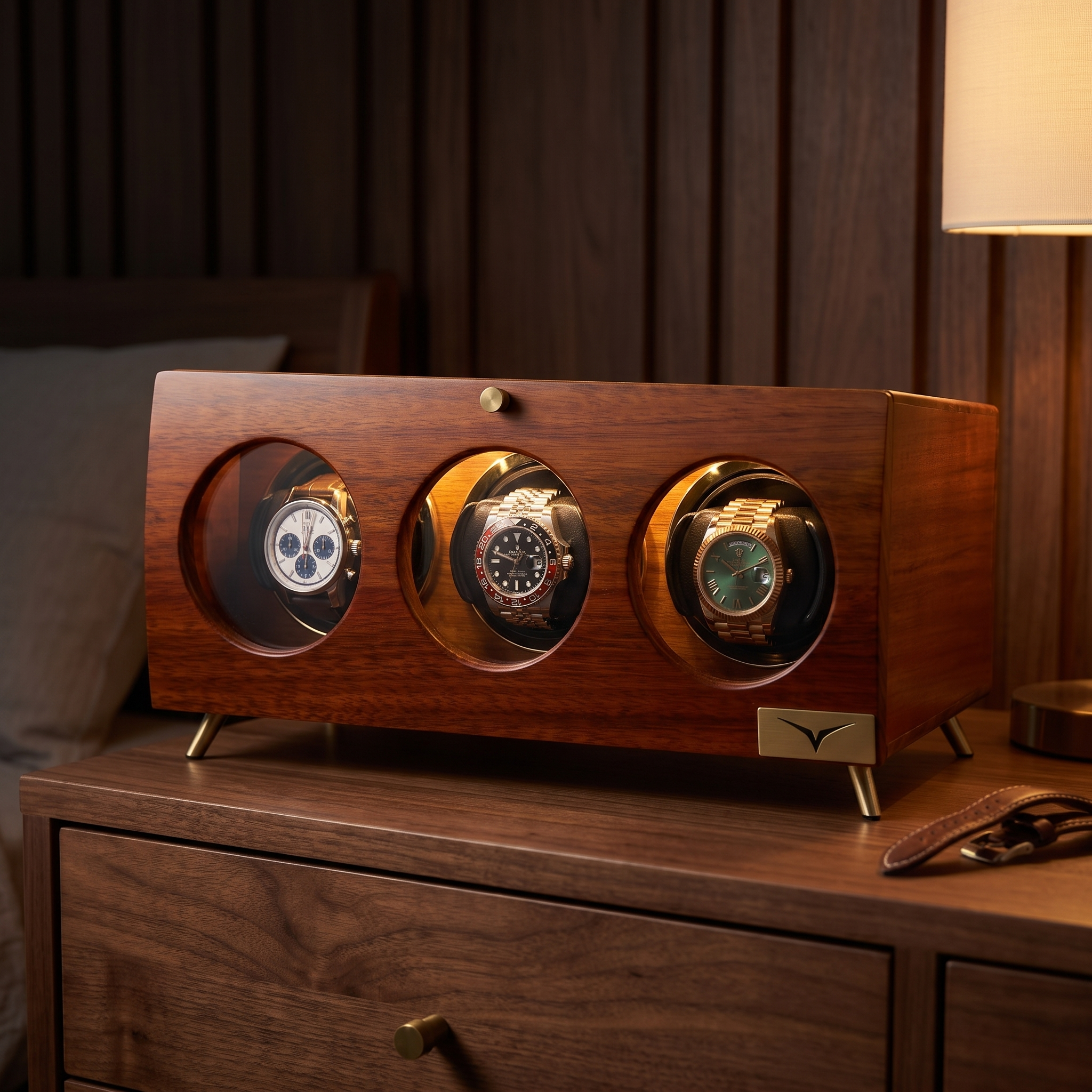 Darwin Watch Winder for 3 Watches — lifestyle shot