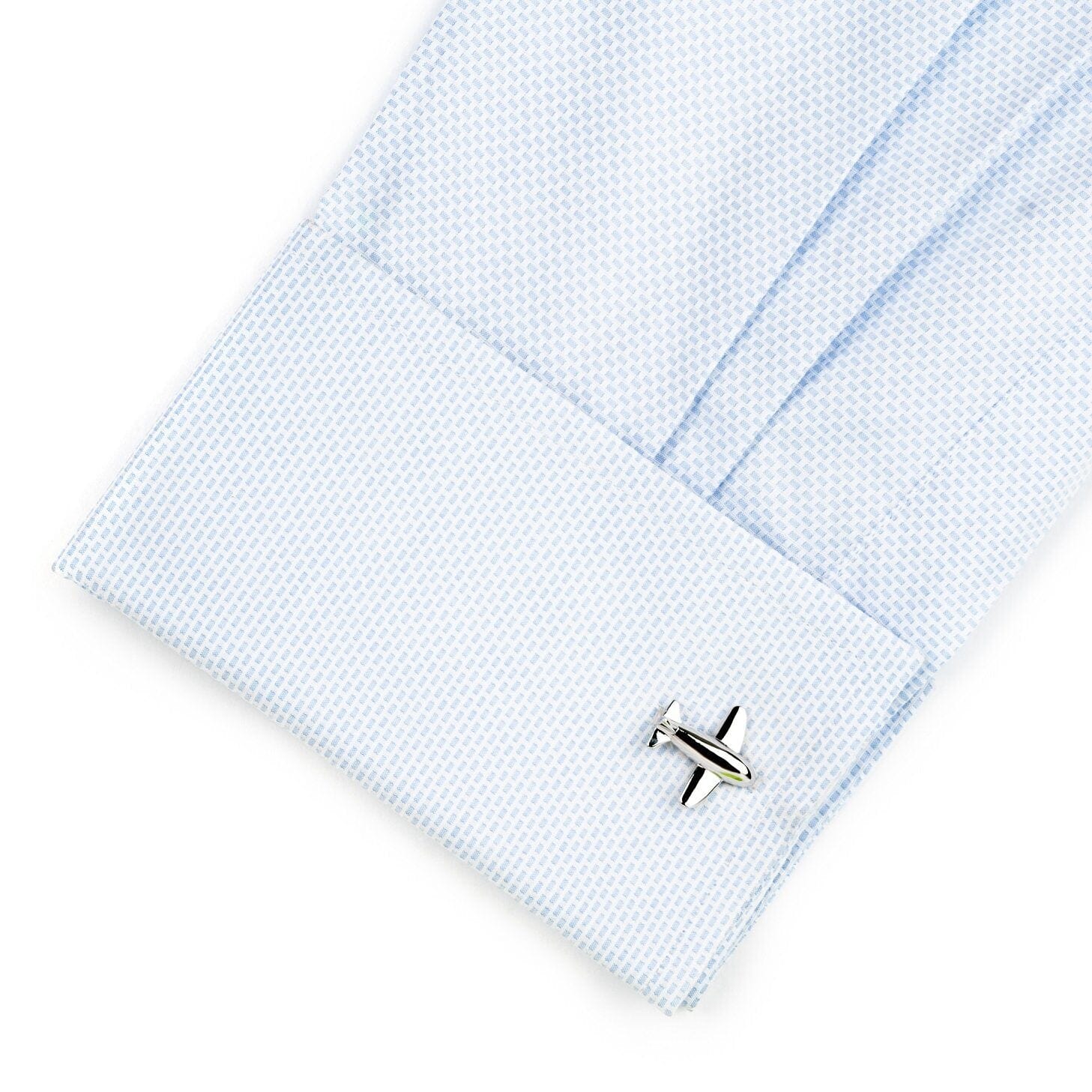 Bubble Plane Silver Cufflinks Novelty Cufflinks Clinks Australia
