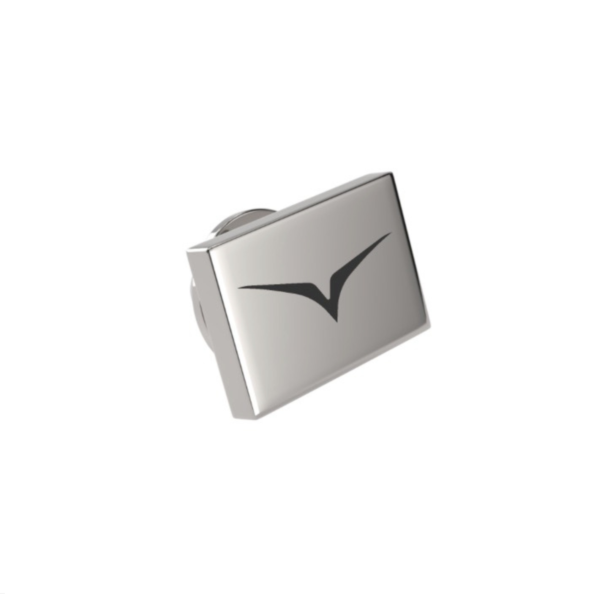 Custom Logo Engraved Rectangle Lapel Pin