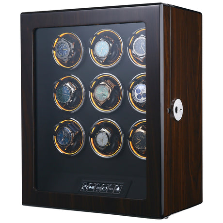 Bobinadora Albany para 9 Relojes con Cerradura de Huella Dactilar