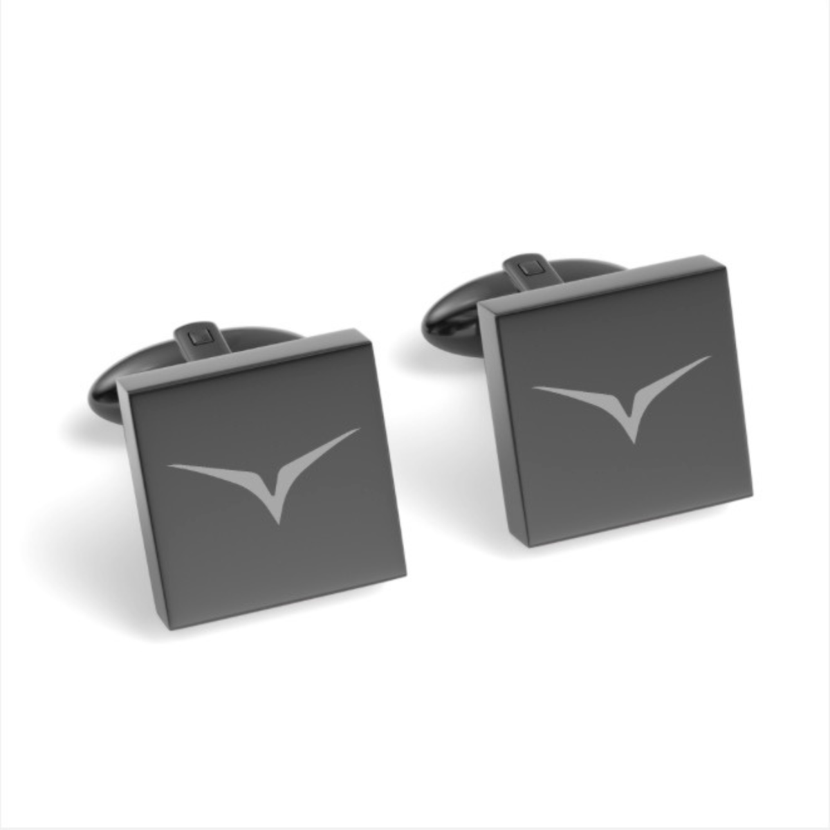 Gemelos Cuadrados Grabados con Logo Personalizado