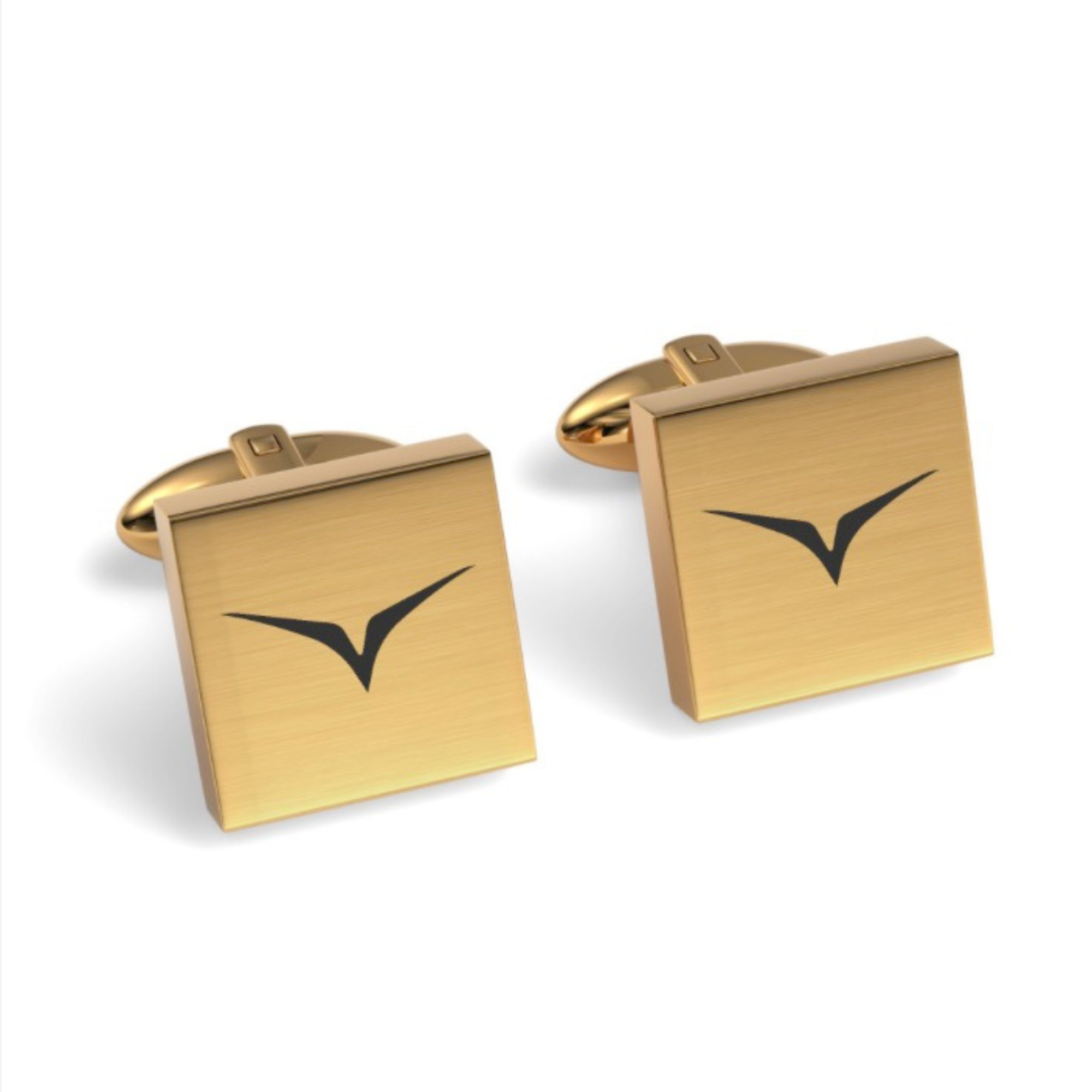 Gemelos Cuadrados Grabados con Logo Personalizado