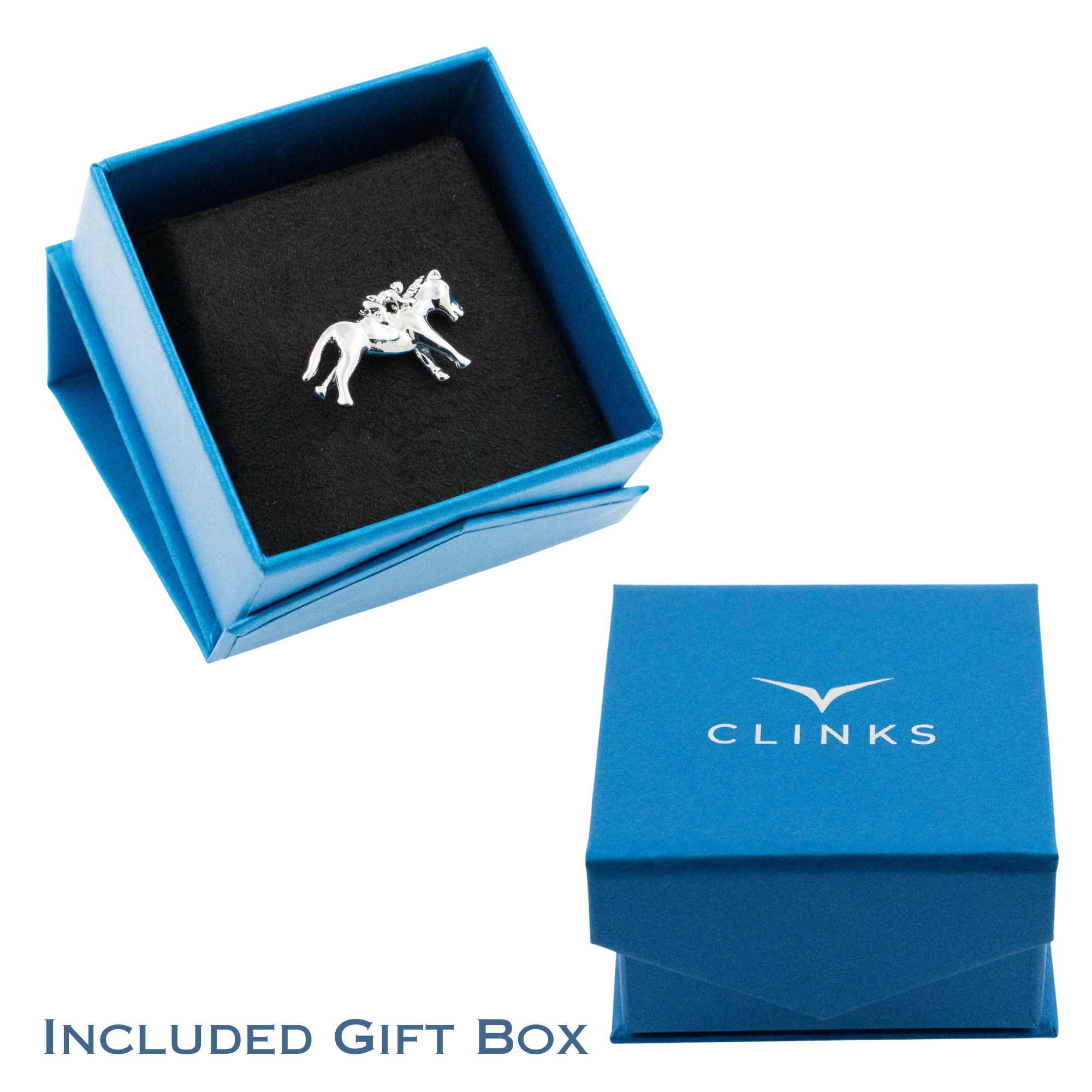 Custom Word Engraved Square Lapel Pin