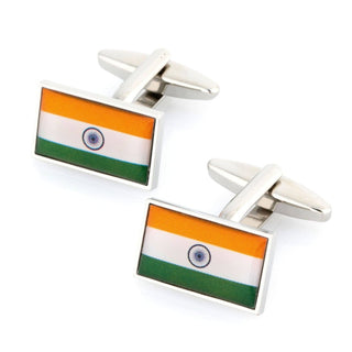 Flag of India - Indian Flag Cufflinks Novelty Cufflinks Clinks Australia Flag of India - Indian Flag Cufflinks 