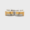 Two Tone Intertwine Cufflinks