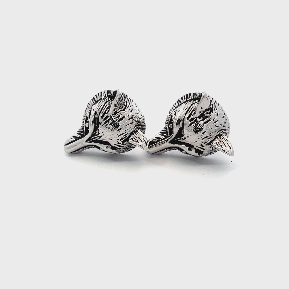 Silver Fox Cufflinks