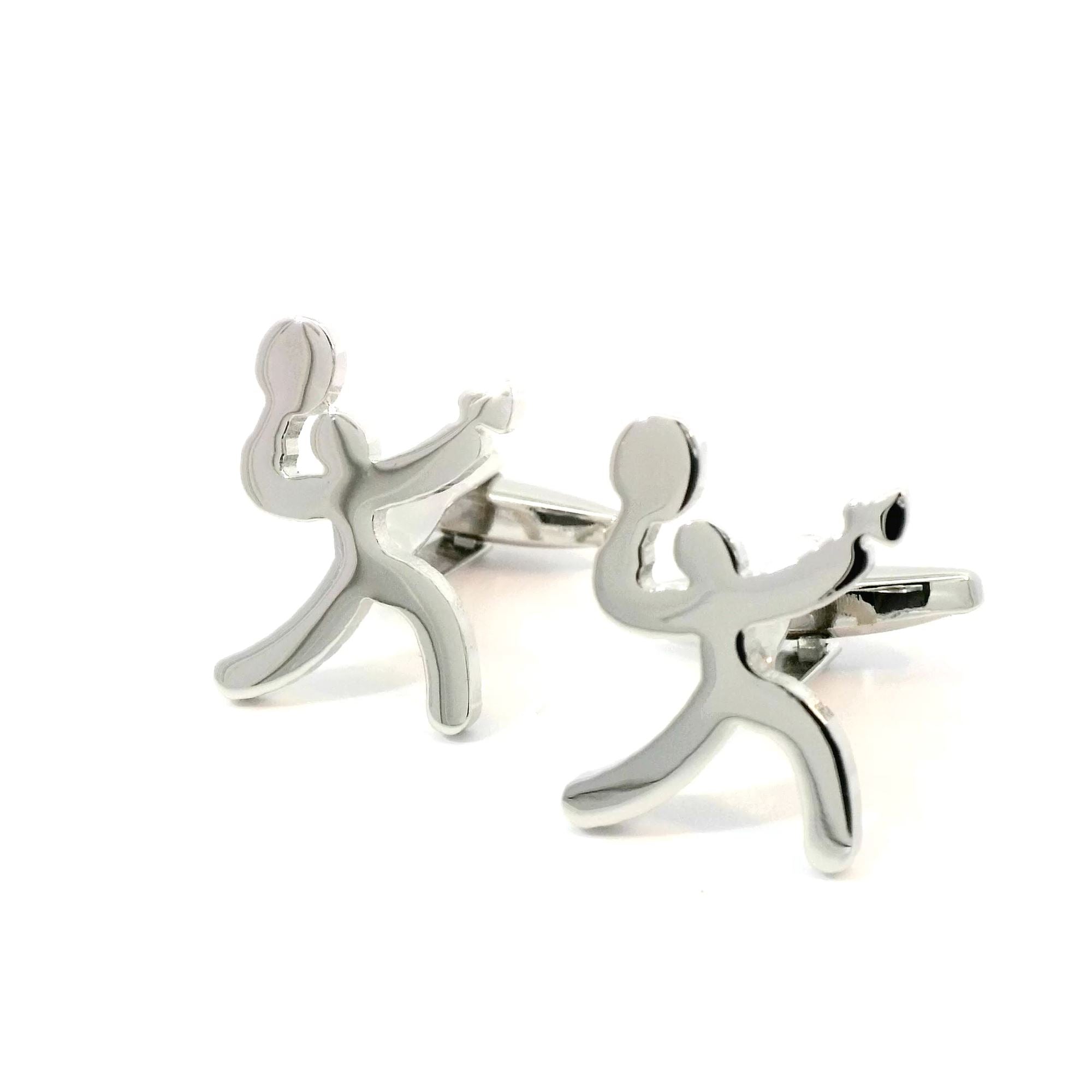 Badminton Logo Cufflinks Novelty Cufflinks Clinks Australia Badminton Logo Cufflinks 