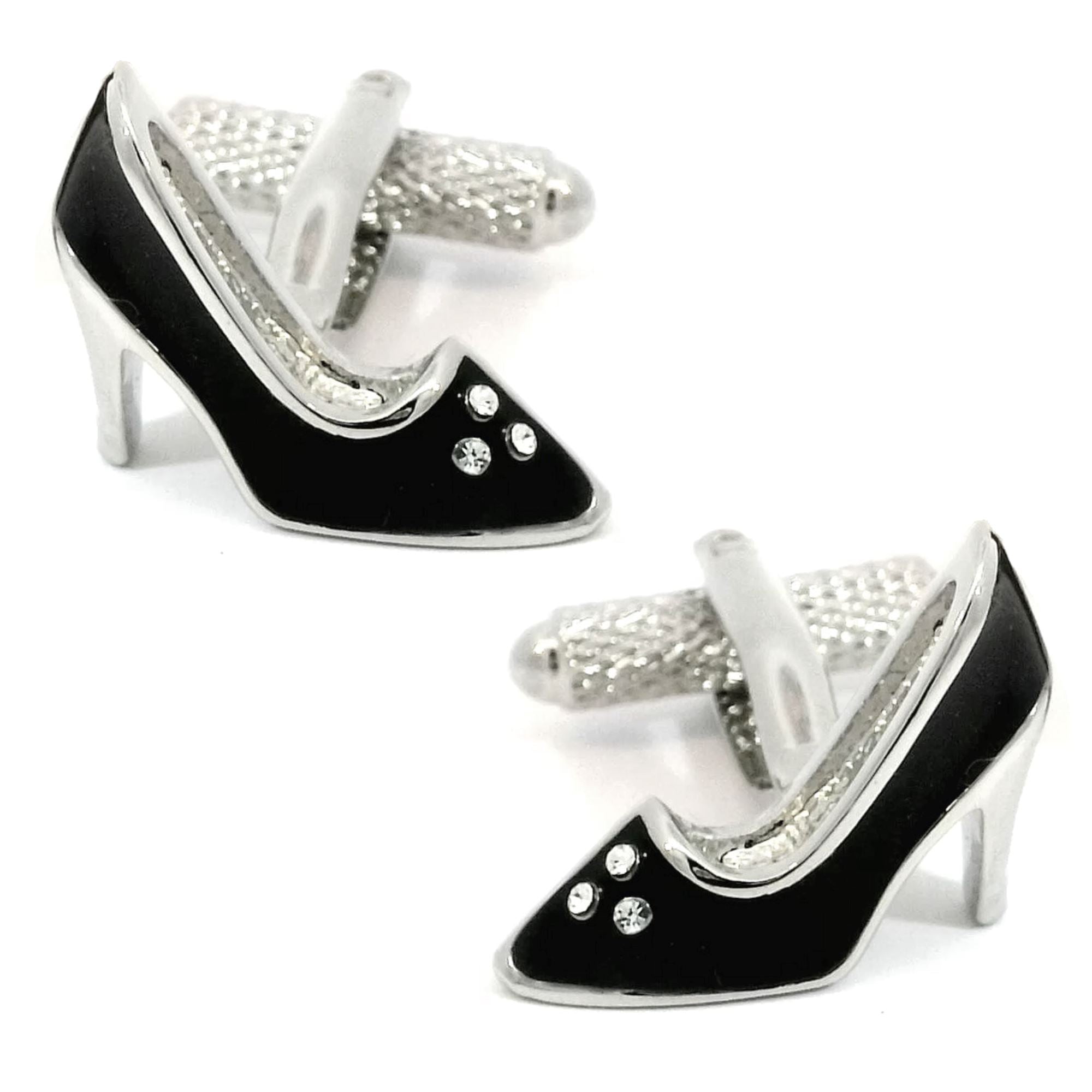Black Shoe Cufflinks Novelty Cufflinks Clinks Australia Black Shoe Cufflinks 